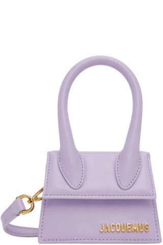 Jacquemus: Purple Mini 'Le Chiquito' Clutch | SSENSE