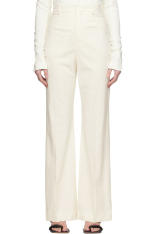 Off-White Le Papier 'Le Pantalon Sauge' Trousers by JACQUEMUS on Sale