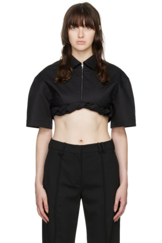 Jacquemus: Black Le Papier 'La Chemise Silpa' Shirt | SSENSE