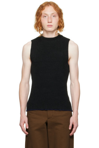Jacquemus: Black 'Le Marcel' Vest | SSENSE