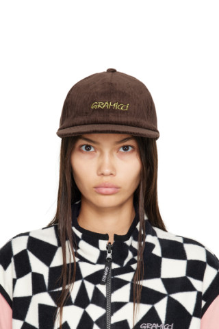 Brown Corduroy Cap by Gramicci on Sale