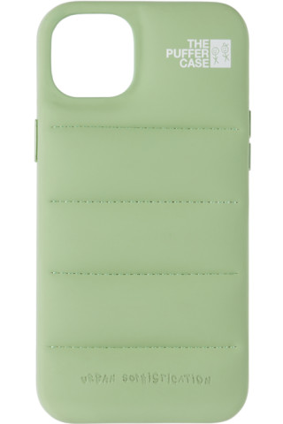 Green 'The Puffer' iPhone 14 Plus Case by Urban Sophistication