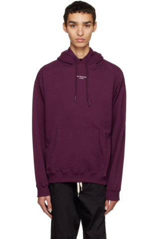 Purple 'Le Hoodie Classique NFPM' Hoodie by Drôle De Monsieur on Sale