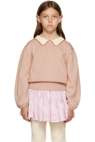 Misha & Puff - Kids Pink Joanne Sweater