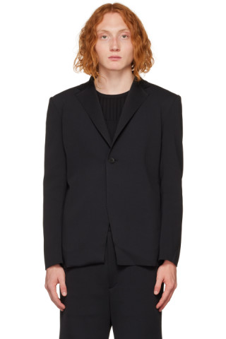 Black Milan Rib Blazer by CFCL on Sale