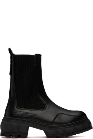 Virón: Black Paradigm Boots | SSENSE UK