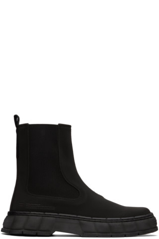 Black 1997 Chelsea Boots by Virón on Sale