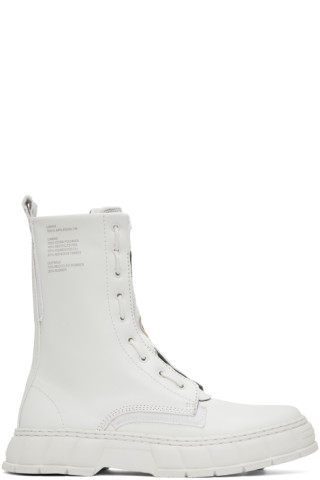 Virón: White 1992Z Boots | SSENSE