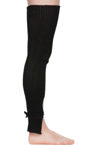 A. ROEGE HOVE - Black Emma String Leg Warmers