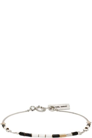 Isabel Marant: Silver Color Stripe Bracelet | SSENSE