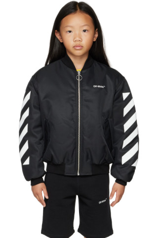 Off-White Kids OW Varsity Bomber Jacket