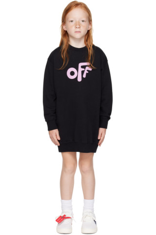 Off-White - Kids Black Rounded Dress