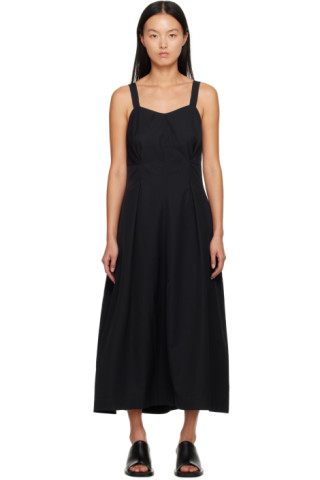 Studio Nicholson: Navy Meno Midi Dress | SSENSE