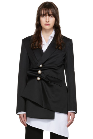 KIMHĒKIM: Black Venus Blazer | SSENSE