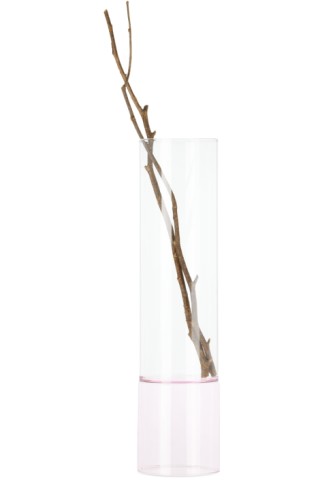 Pink Bamboo Groove Vase by Ichendorf Milano | SSENSE Canada
