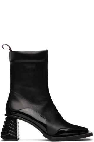 EYTYS: Black Gaia Ankle Boots | SSENSE Canada