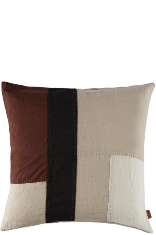 Coussin Brown Cotton Ferm Living - beige