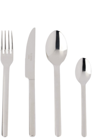 Sabre - Silver Loft Brilliant Flatware Set, 4 pcs