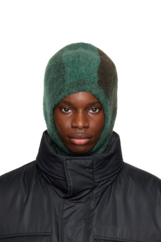 Green Hardware Balaclava by WOOYOUNGMI on Sale