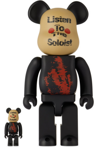 Black TAKAHIROMIYASHITATheSoloist. 100％ & 400％ Bearbrick 