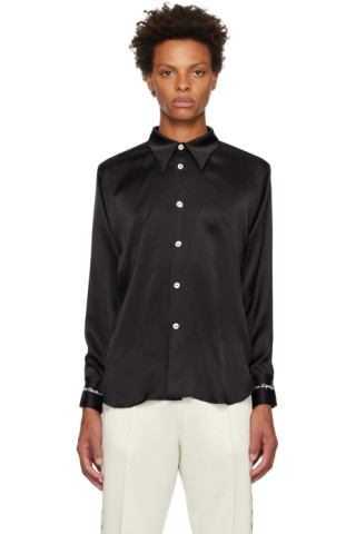 Late Checkout: Black 'Issa Lifestyle' Shirt | SSENSE Canada