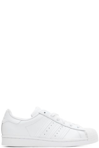mens white superstars