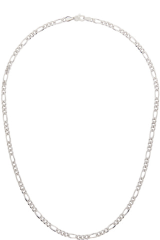 Tom Wood: Silver Thick Figaro Chain Necklace | SSENSE