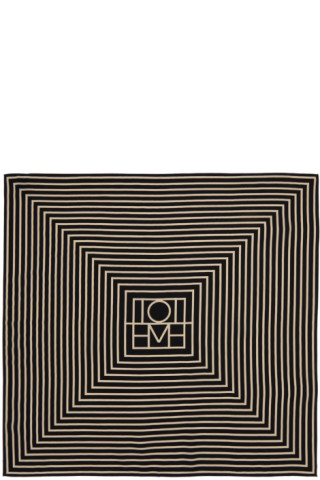 Toteme Signature silk scarf in beige