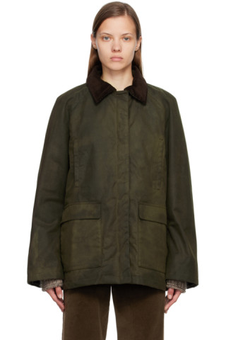 TOTEME: Green Country Jacket | SSENSE