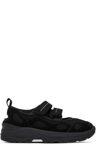 Black AKK-ab Sneakers by Suicoke on Sale