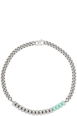 1017 ALYX 9SM: Silver Merge Candy Charm Necklace | SSENSE UK