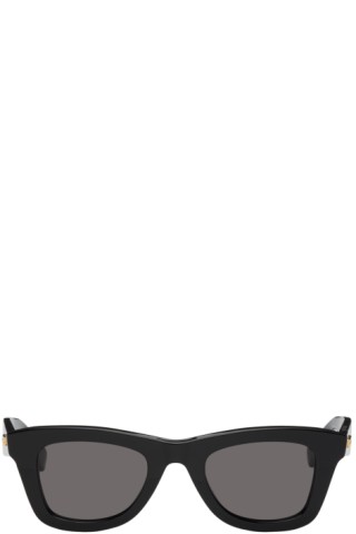 Sunglasses Bottega Veneta Black in Plastic - 31443323