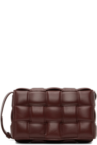 Bottega Veneta 'Padded Cassette Small' Shoulder Bag - Burgundy - ShopStyle