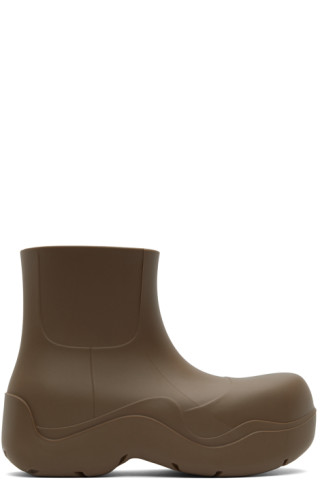 Bottega Veneta - Brown Puddle Boots