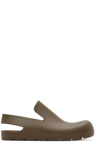 Bottega Veneta: Brown Puddle Loafers | SSENSE