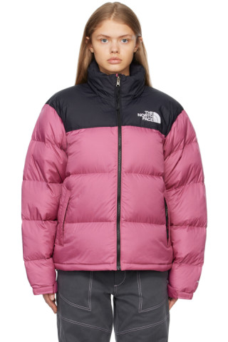 Pink 1996 Retro Nuptse Down Jacket by The North Face on Sale