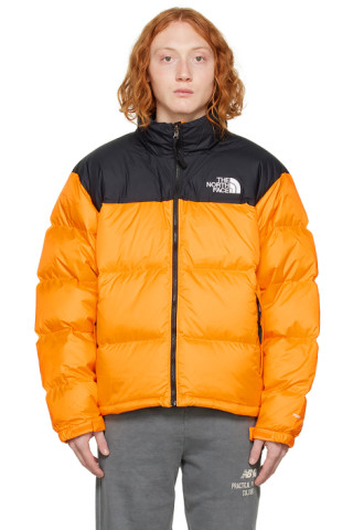 the north face parka orange