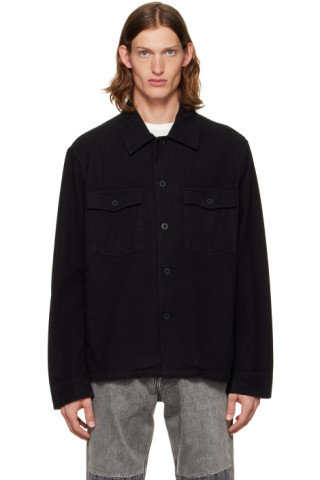 Our Legacy: Black Evening Coach Jacket | SSENSE