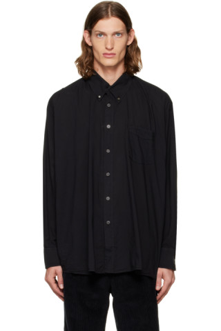 Our Legacy: Black Borrowed BD Shirt | SSENSE