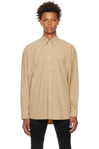 Our Legacy: Tan Borrowed BD Shirt | SSENSE