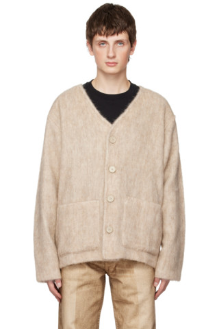 Beige Antique Cardigan by Our Legacy on Sale