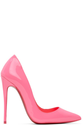 Christian Louboutin: Pink So Kate 120 Heels | SSENSE
