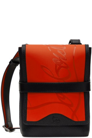 Christian Louboutin: Black Benech Reporter Bag | SSENSE