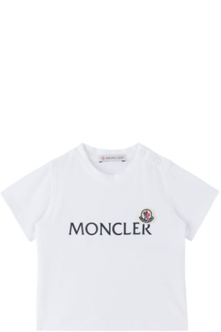 新品！QRコード付き MONCLER BABYパッチTシャツ6～9ヵ月70cm