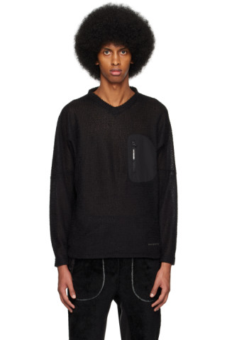 Black Alpha Direct Sweatshirt by and wander on Sale