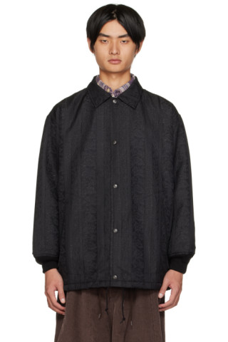 Black Coach Jacket by NEEDLES on Sale