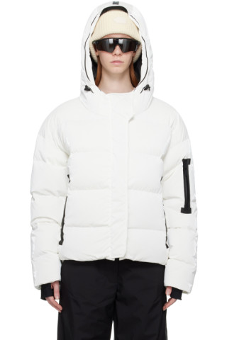 Templa: White Gloss Down Jacket | SSENSE