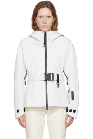 Moncler Grenoble: White Teche Jacket | SSENSE