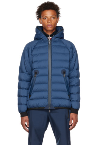 Moncler Grenoble: Blue Day-Namic Barnave Down Jacket | SSENSE