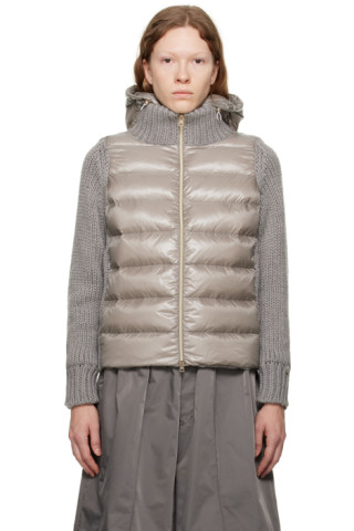 Gray Resort Down Jacket by Herno on Sale